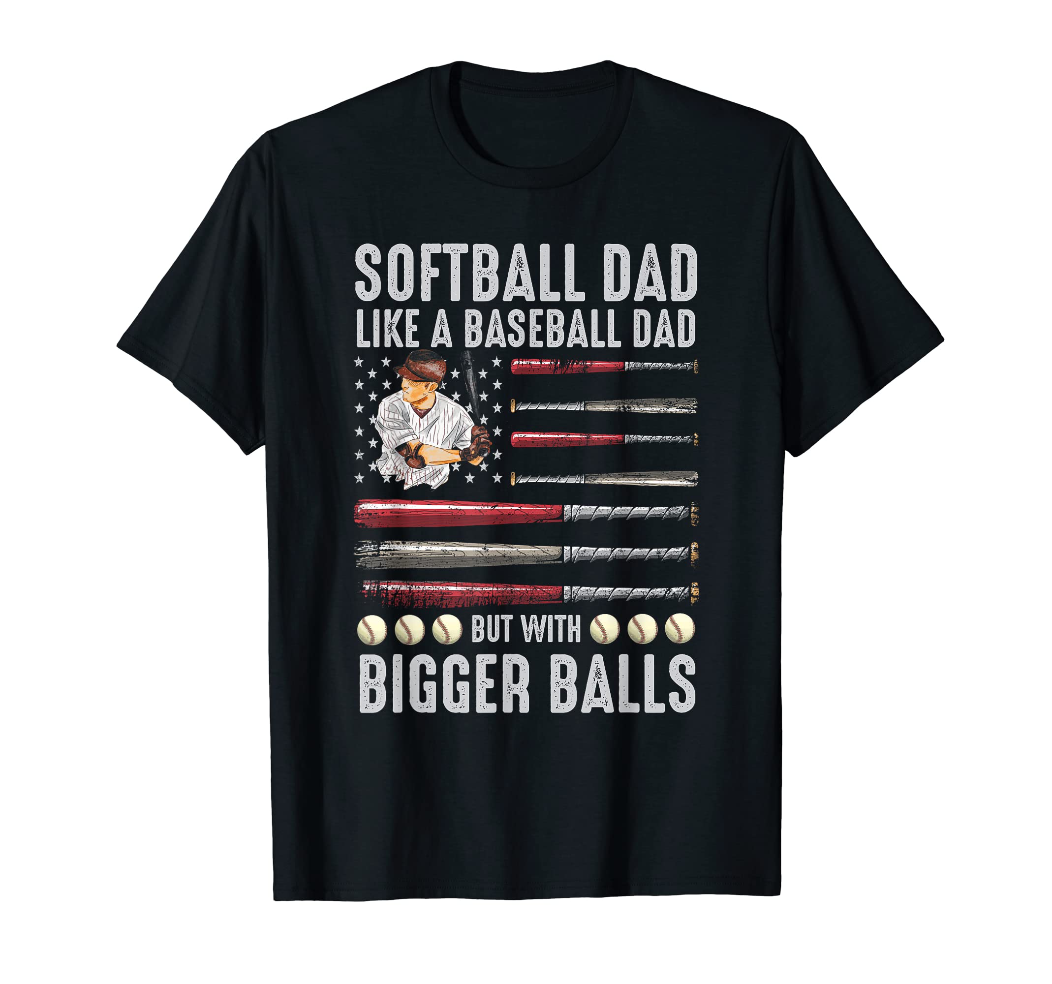 Softball Dad Like Baseball Dad But T-Shirt - Aesthetic Graphic Unisex - T-Shirt, Sweatshirt, Hoodie