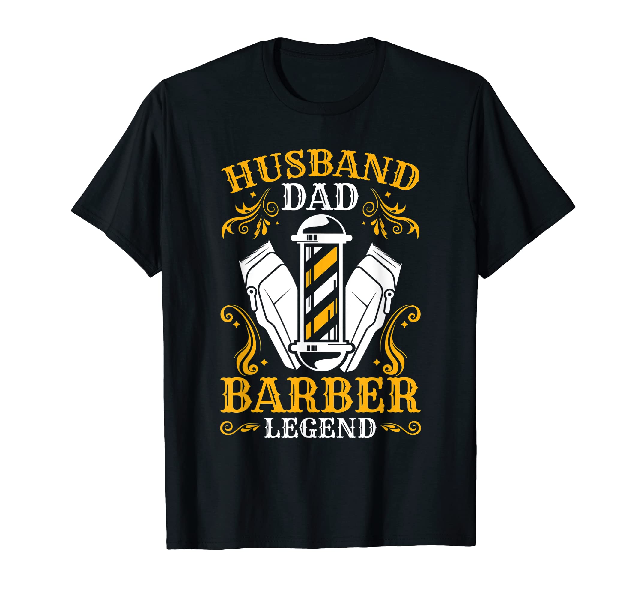 Mens Barbershop Barber Husband Dad Barber T-Shirt - Unique Graphic Unisex - T-Shirt, Sweatshirt, Hoodie