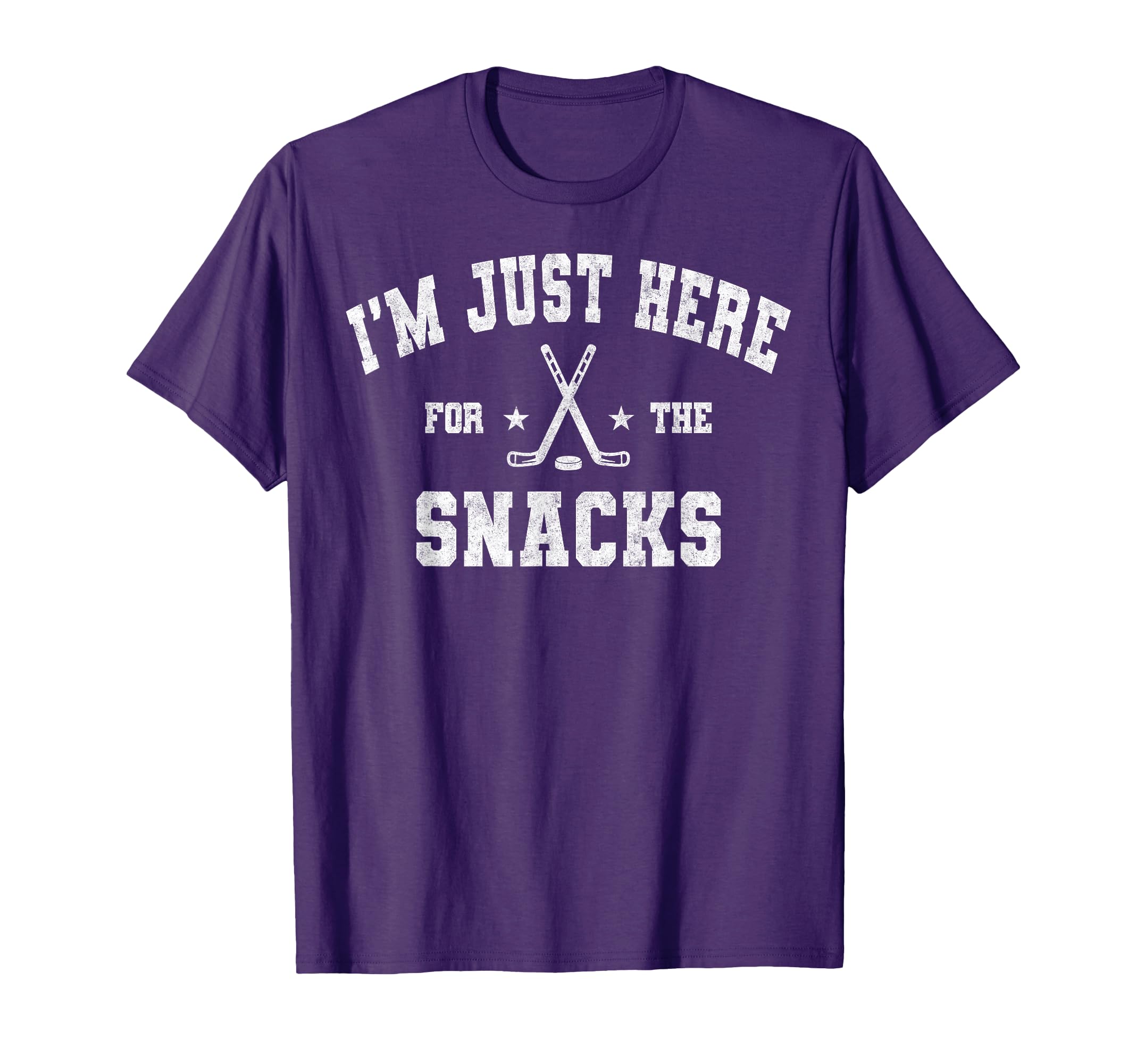 Im Just Here Snacks Hockey Sister T-Shirt - Casual Everyday Wear Men Women - T-Shirt, Sweatshirt, Hoodie