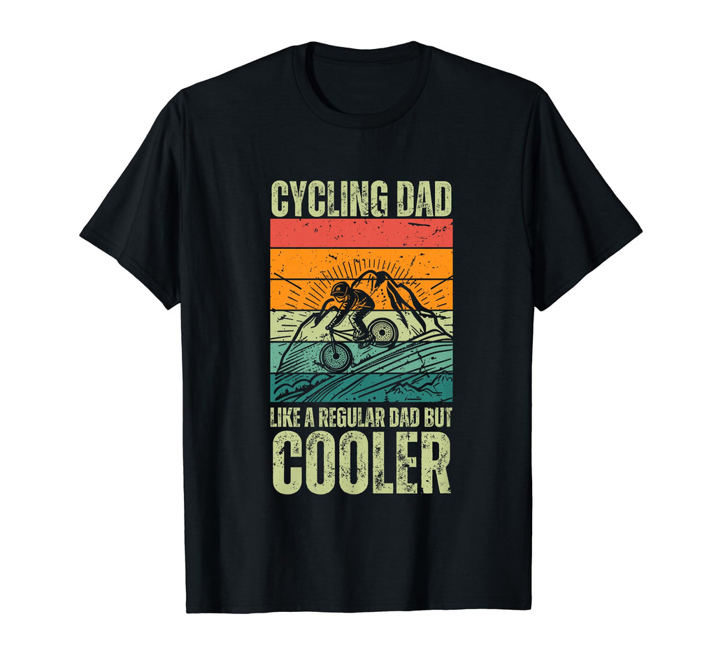 Cycling Dad Bicycling Bikers Bicycle T-Shirt - Minimalist Print Unisex - T-Shirt, Sweatshirt, Hoodie