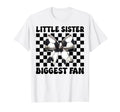 Little Sister Biggest Fan Soccer T-Shirt - Unique Graphic for Adults - T-Shirt, Sweatshirt, Hoodie