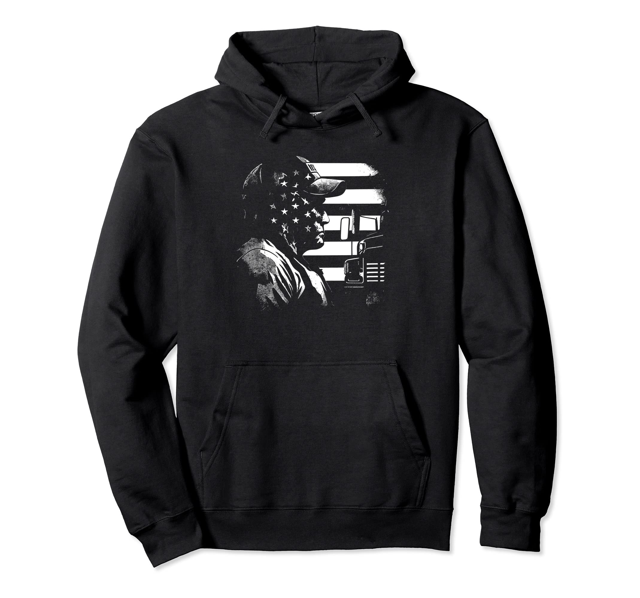 Funny Trucker American Big Rigs Diesel Hoodie - Fun Novelty Design Unisex - T-Shirt, Sweatshirt, Hoodie