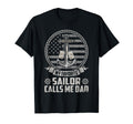 My Favorite Sailor Calls Me Dad Flag T-Shirt - Custom Art Print for Adults - T-Shirt, Sweatshirt, Hoodie