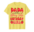 Dada Berry First Birthday Strawberry Lover T-Shirt - Novelty Apparel Unisex - T-Shirt, Sweatshirt, Hoodie