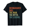 Mens Dog Dad Myth Legend Shirts T-Shirt - Minimalist Print Men Women - T-Shirt, Sweatshirt, Hoodie