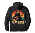 Papa Bear Fathers Day Dad Hoodie - Novelty Apparel for Adults - T-Shirt, Sweatshirt, Hoodie