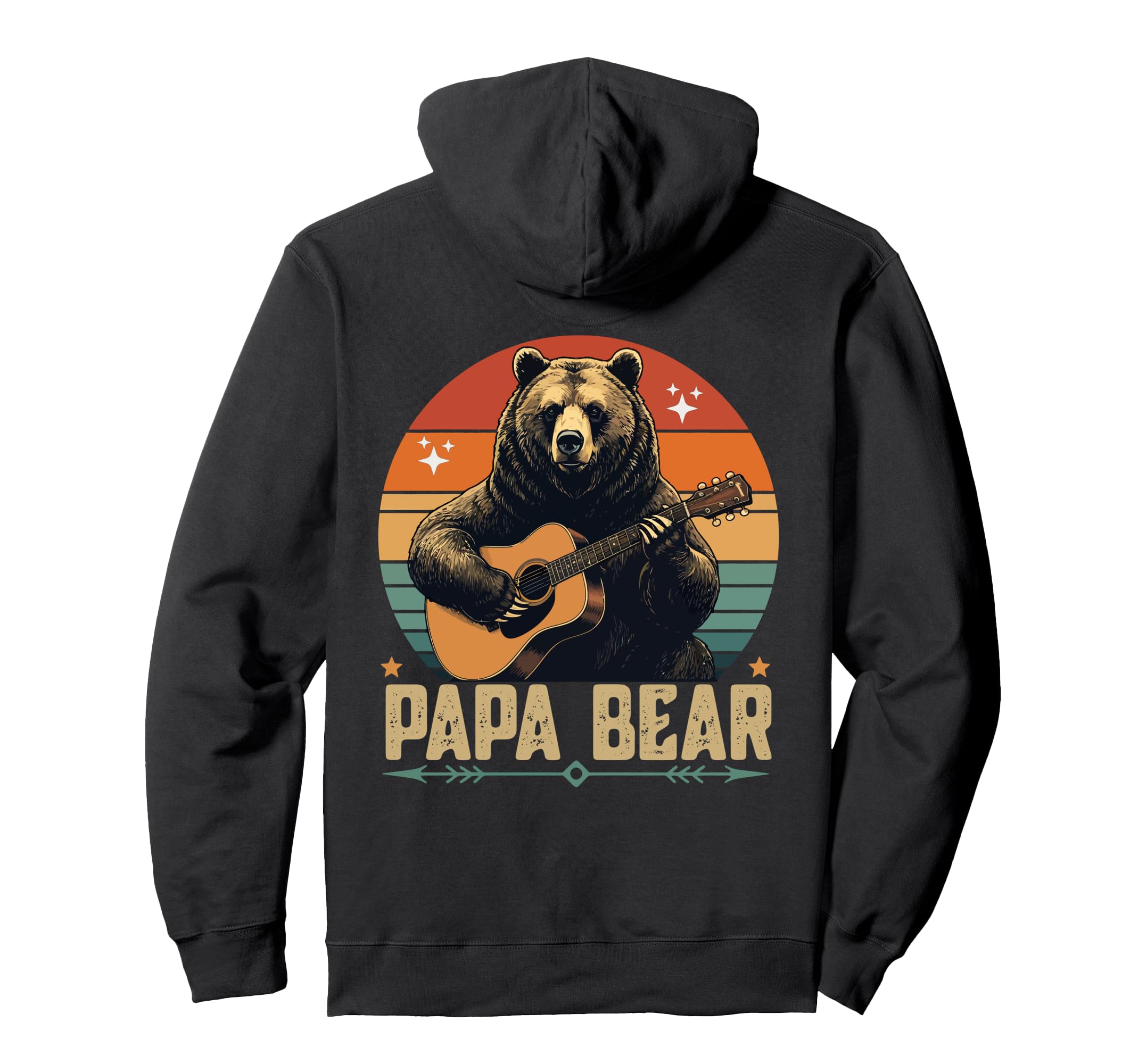 Papa Bear Fathers Day Dad Hoodie - Novelty Apparel for Adults - T-Shirt, Sweatshirt, Hoodie