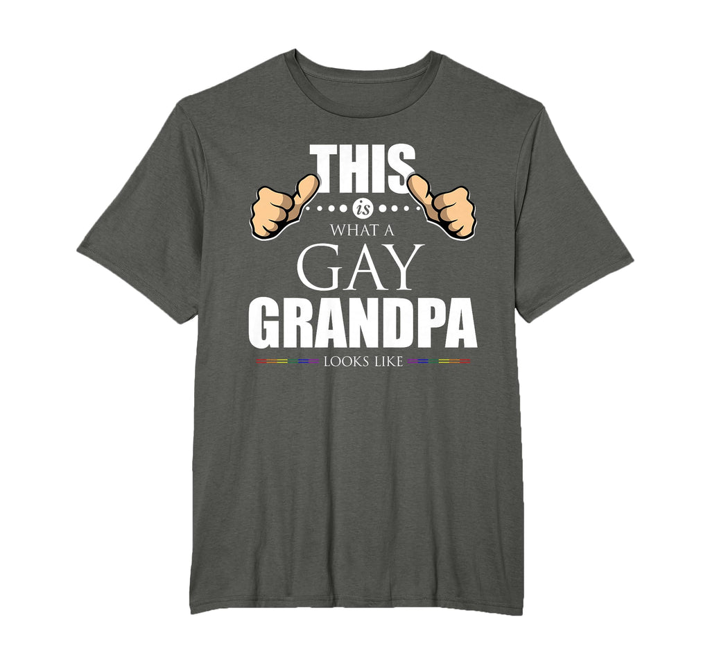 This Is What Gay Grandpa Looks T-Shirt - Casual Everyday Wear Men Women - T-Shirt, Sweatshirt, Hoodie