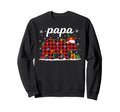 Red Plaid Bear Pajama Papa Sweatshirt - Streetwear Style Men Women - T-Shirt, Sweatshirt, Hoodie