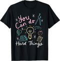Testing Day You Can Do Hard Things Teacher State - Adult & Kids T-Shirts, Sweatshirts & Hoodies apparel design preview 1
