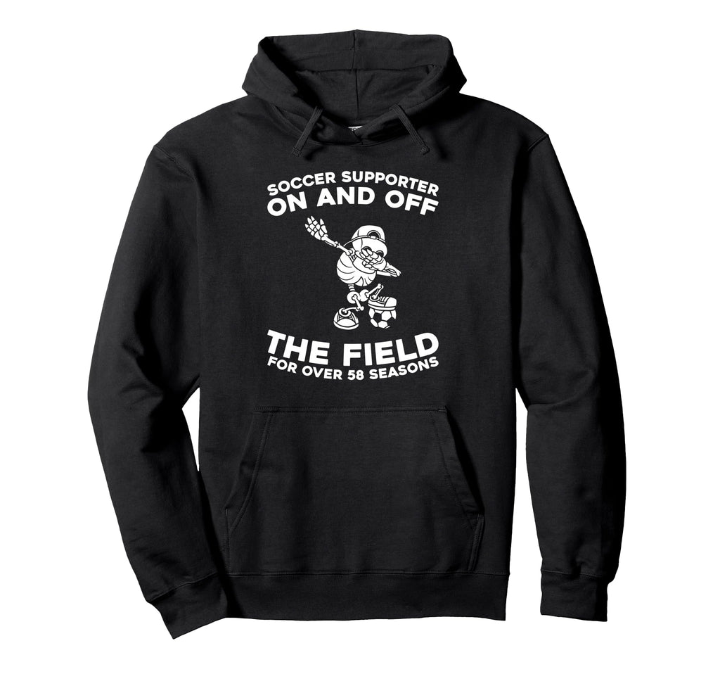58Th Birthday Soccer Player Sports Hoodie - Casual Everyday Wear Men Women - T-Shirt, Sweatshirt, Hoodie
