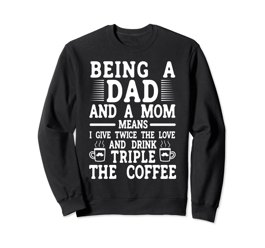 Funny Single Dad Fathers Day Sweatshirt - Minimalist Print Men Women - T-Shirt, Sweatshirt, Hoodie