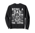 Funny Single Dad Fathers Day Sweatshirt - Minimalist Print Men Women - T-Shirt, Sweatshirt, Hoodie