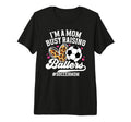 Busy Raising Ballers Soccer Mom Soccer T-Shirt - Graphic Print for Adults - T-Shirt, Sweatshirt, Hoodie