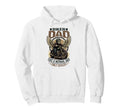 Biker Dad Skeleton Riding Motorcycle Hoodie - Fun Novelty Design Unisex - T-Shirt, Sweatshirt, Hoodie