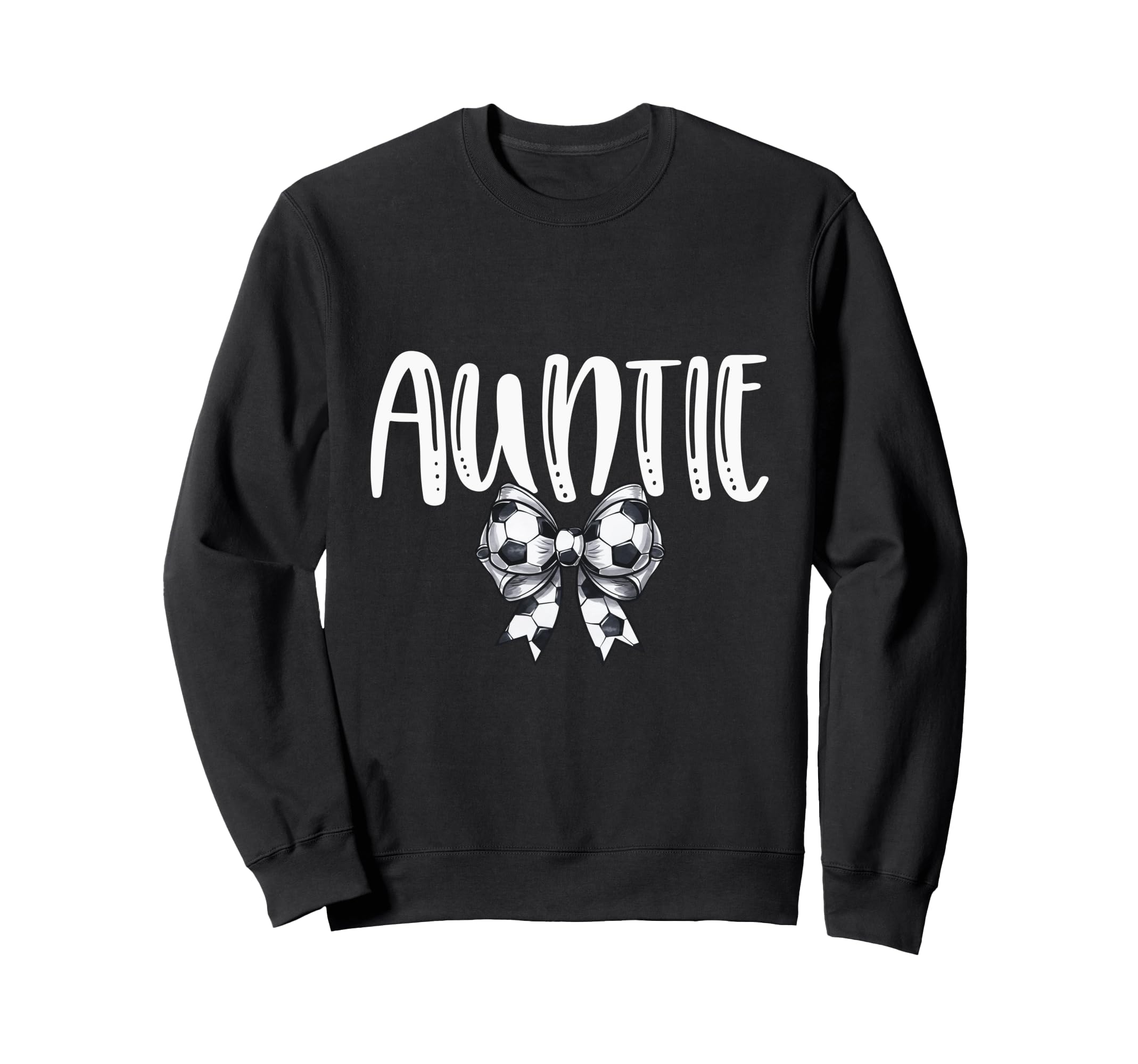 Coquette Soccer Auntie Spirit Sweatshirt - Graphic Print Men Women - T-Shirt, Sweatshirt, Hoodie