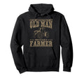 Retired Farmer Gift Old Tractor Farmer Hoodie - Minimalist Print for Adults - T-Shirt, Sweatshirt, Hoodie