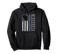 Wisconsin Thin Blue Line Police Hoodie - Casual Everyday Wear Men Women - T-Shirt, Sweatshirt, Hoodie
