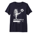 Kawaii Soccer Skills Loading Cat Mom My T-Shirt - Aesthetic Graphic Unisex - T-Shirt, Sweatshirt, Hoodie