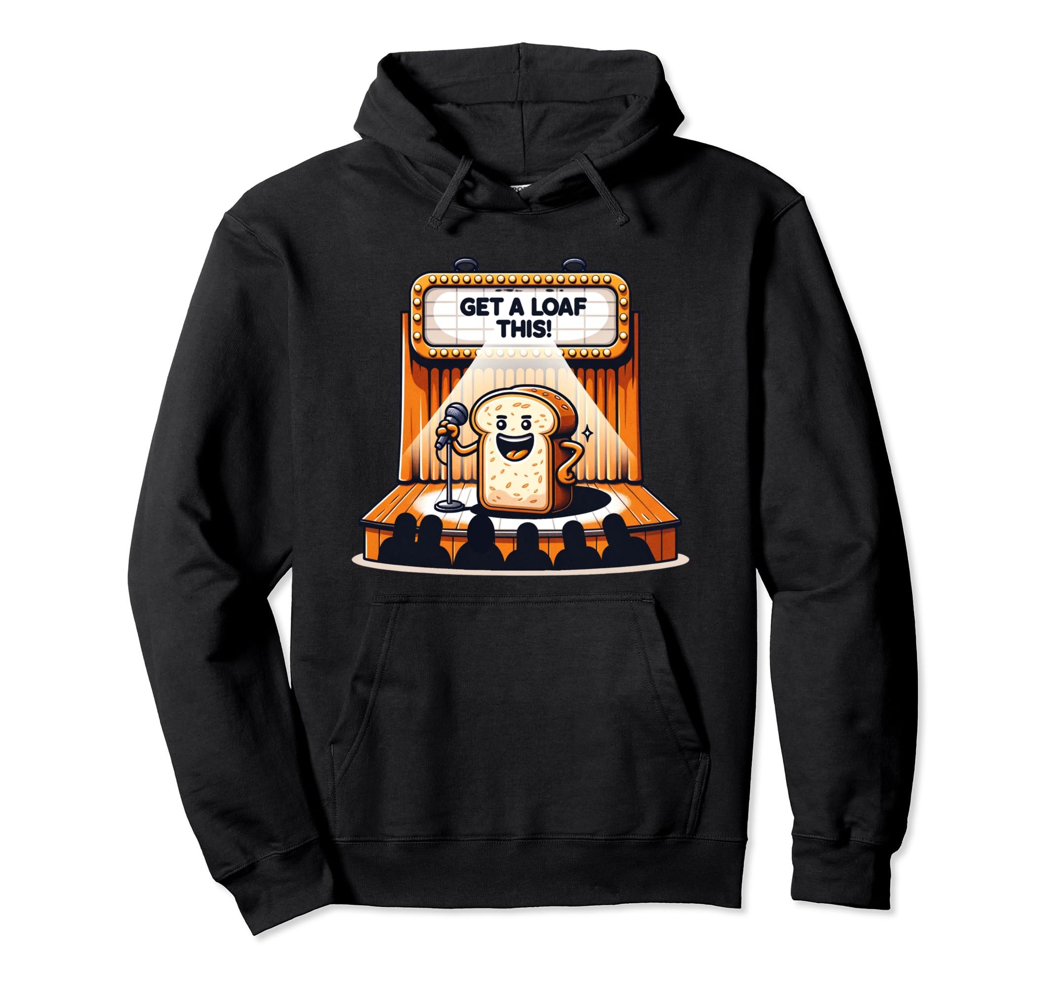 Get Loaf This Funny Bread Pun Dad Hoodie - Aesthetic Graphic for Adults - T-Shirt, Sweatshirt, Hoodie