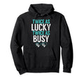 Twice As Lucky Twice As Busy Twin Dad Hoodie - Unique Graphic Men Women - T-Shirt, Sweatshirt, Hoodie