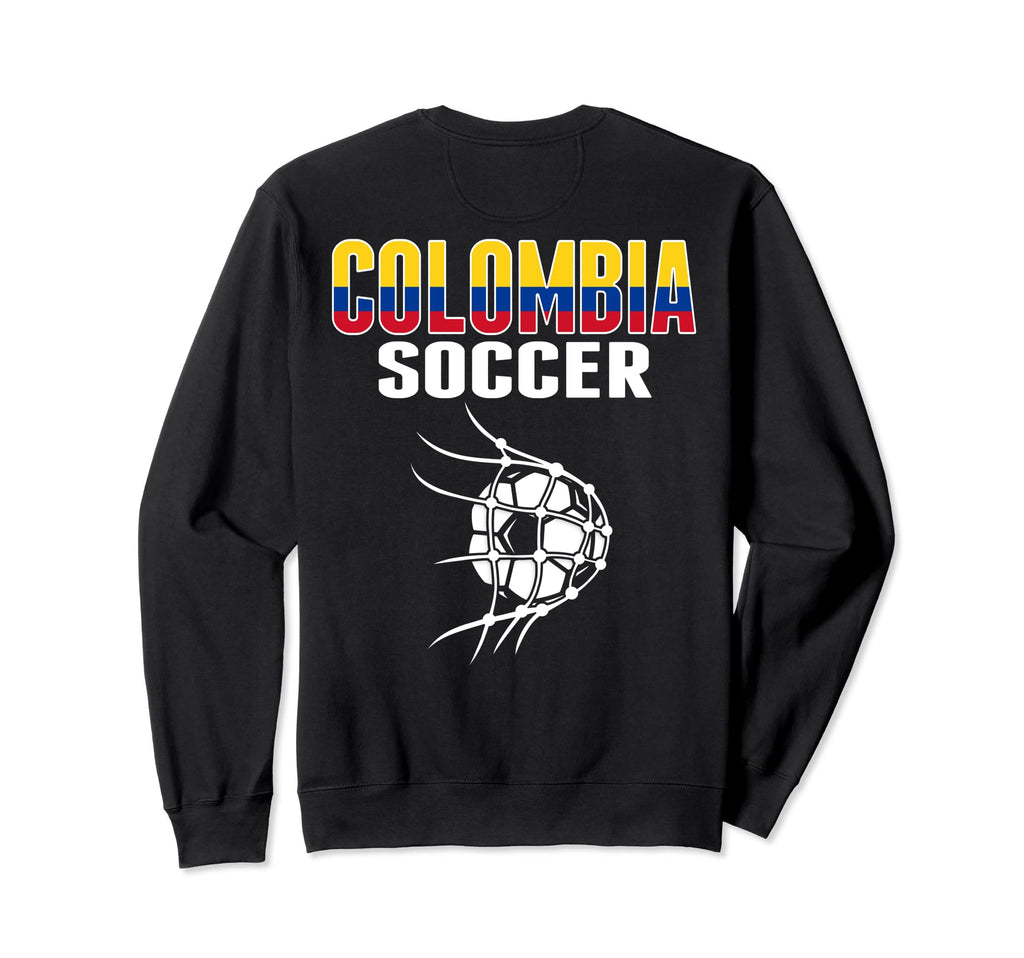 Colombia Soccer Ball Net Sweatshirt - Fun Novelty Design for Adults - T-Shirt, Sweatshirt, Hoodie