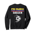 Colombia Soccer Ball Net Sweatshirt - Fun Novelty Design for Adults - T-Shirt, Sweatshirt, Hoodie