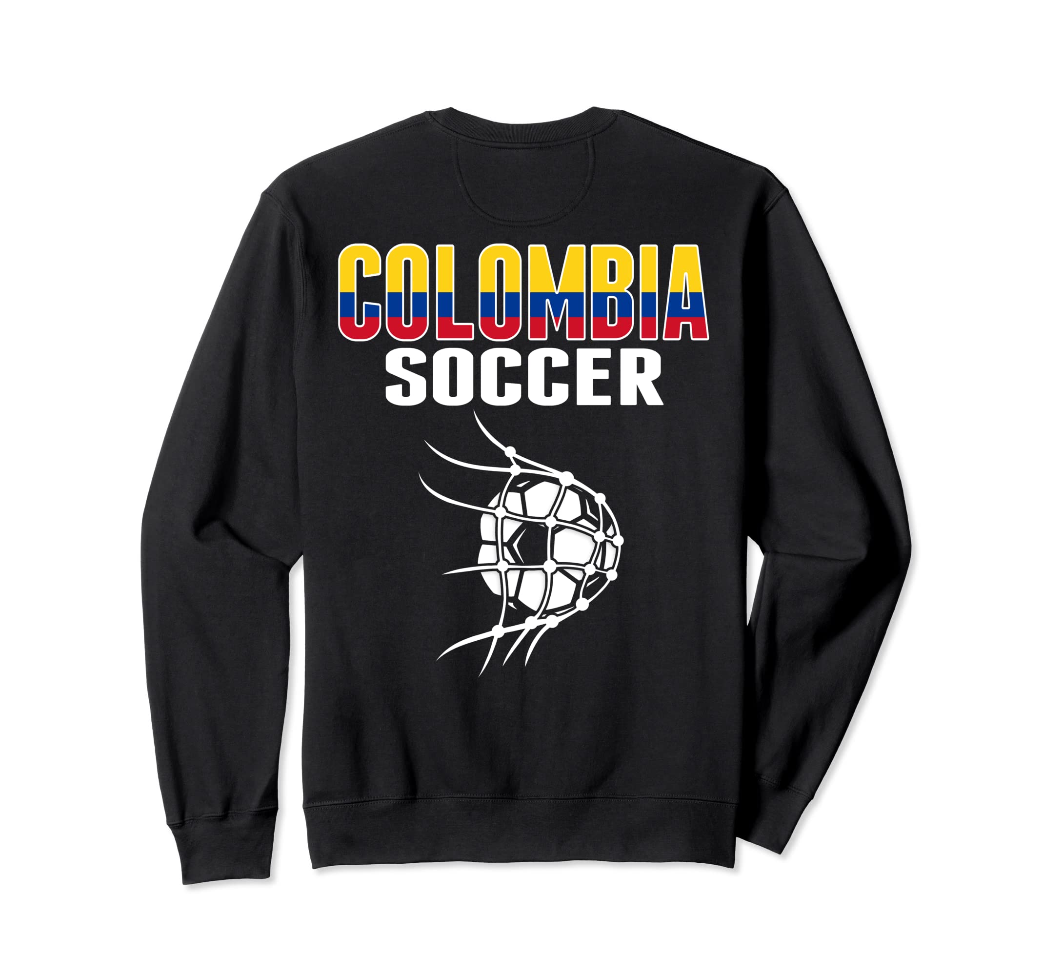 Colombia Soccer Ball Net Sweatshirt - Fun Novelty Design for Adults - T-Shirt, Sweatshirt, Hoodie