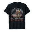 Military Dad Like Normal Dad But T-Shirt - Aesthetic Graphic for Adults - T-Shirt, Sweatshirt, Hoodie