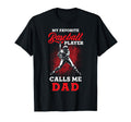 Baseball Dad My Favorite Baseball T-Shirt - Streetwear Style for Adults - T-Shirt, Sweatshirt, Hoodie