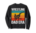 Wrestling Dad Era Game Day Sports Sweatshirt - Minimalist Print for Adults - T-Shirt, Sweatshirt, Hoodie