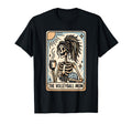 Volleyball Mom Tarot Card Skeleton T-Shirt - Minimalist Print Unisex - T-Shirt, Sweatshirt, Hoodie
