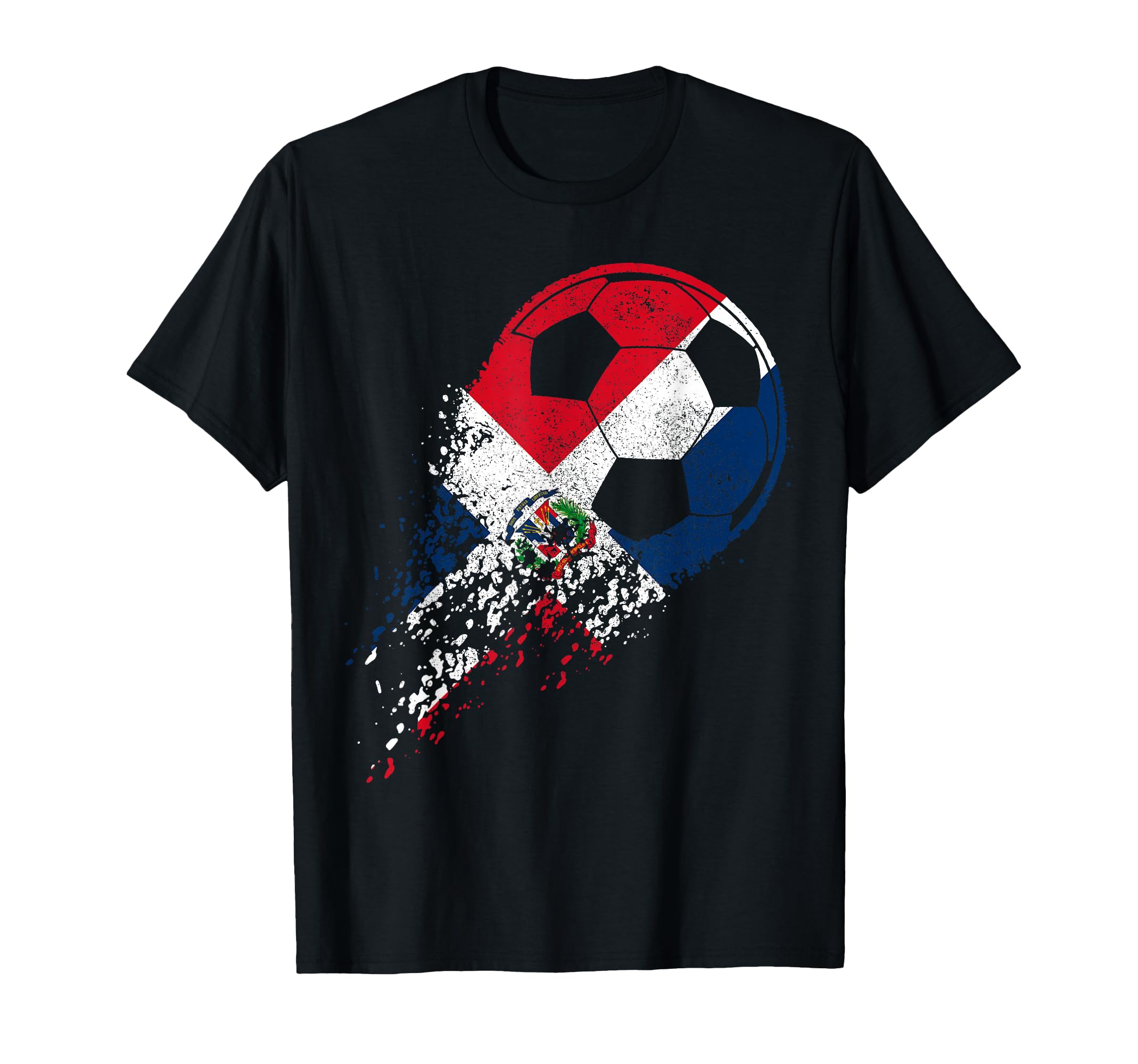 Dominican Republic Soccer Flag Pride T-Shirt - Novelty Apparel Men Women - T-Shirt, Sweatshirt, Hoodie