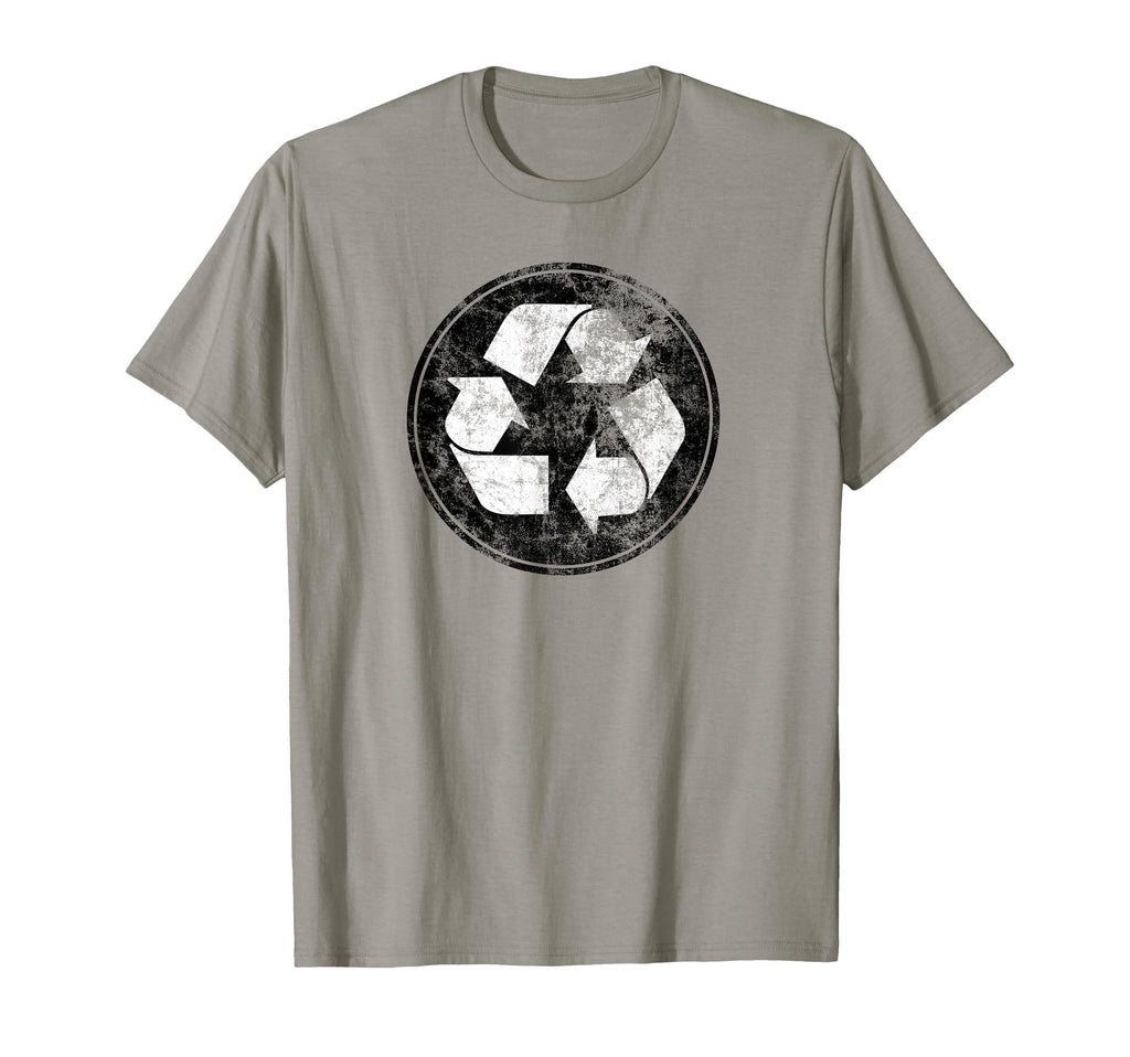 Recycle Logo Distressed Recycling Logo T-Shirt - Novelty Apparel Unisex - T-Shirt, Sweatshirt, Hoodie