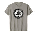 Recycle Logo Distressed Recycling Logo T-Shirt - Novelty Apparel Unisex - T-Shirt, Sweatshirt, Hoodie