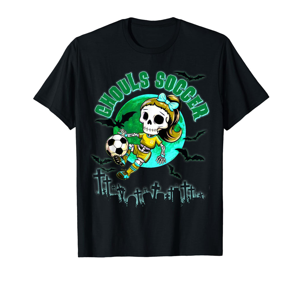 Soccer Ghoul Halloween Teens October T-Shirt - Casual Everyday Wear Unisex - T-Shirt, Sweatshirt, Hoodie