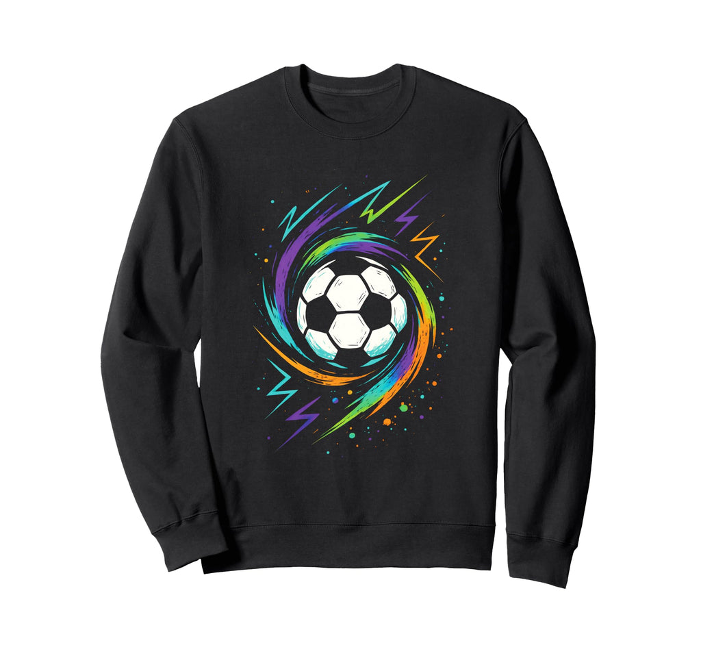 Soccer Ball Fan Art Sweatshirt - Minimalist Print for Adults - T-Shirt, Sweatshirt, Hoodie