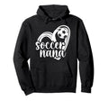 Soccer Nana Heart Grandma Nana Soccer Hoodie - Aesthetic Graphic Unisex - T-Shirt, Sweatshirt, Hoodie