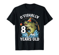 Ofishally 8 Years Old Fishing T-Shirt - Fun Novelty Design Men Women - T-Shirt, Sweatshirt, Hoodie