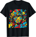 Bold Abstract Pop Art Woman Color Explosion - Adult & Kids T-Shirts, Sweatshirts & Hoodies apparel design preview 1