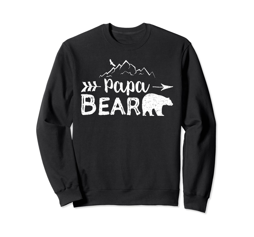 Papa Bear Matching Family Mama Sweatshirt - Fun Novelty Design for Adults - T-Shirt, Sweatshirt, Hoodie