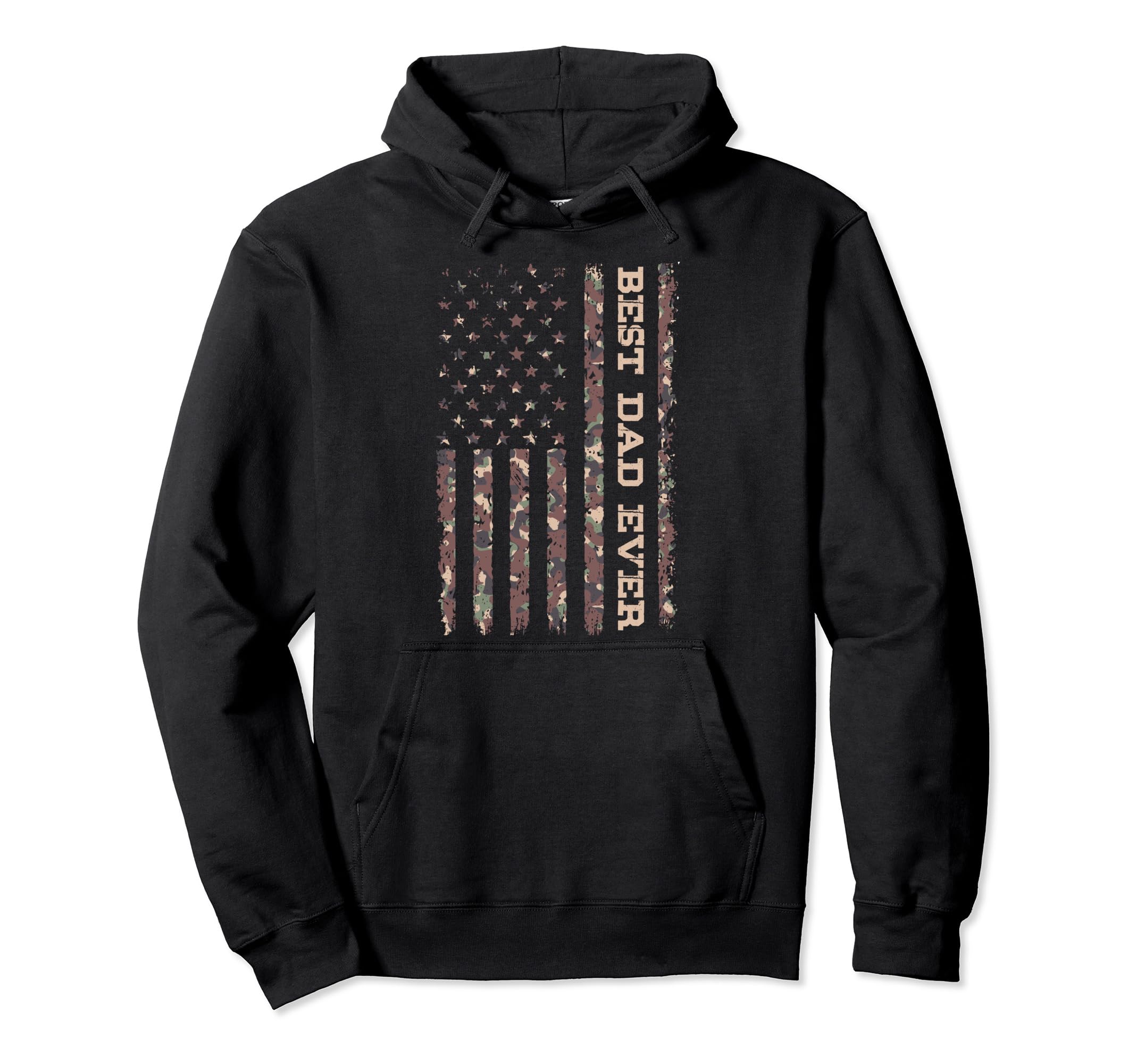 Us Flag Best Dad Ever Fathers Day Hoodie - Streetwear Style for Adults - T-Shirt, Sweatshirt, Hoodie