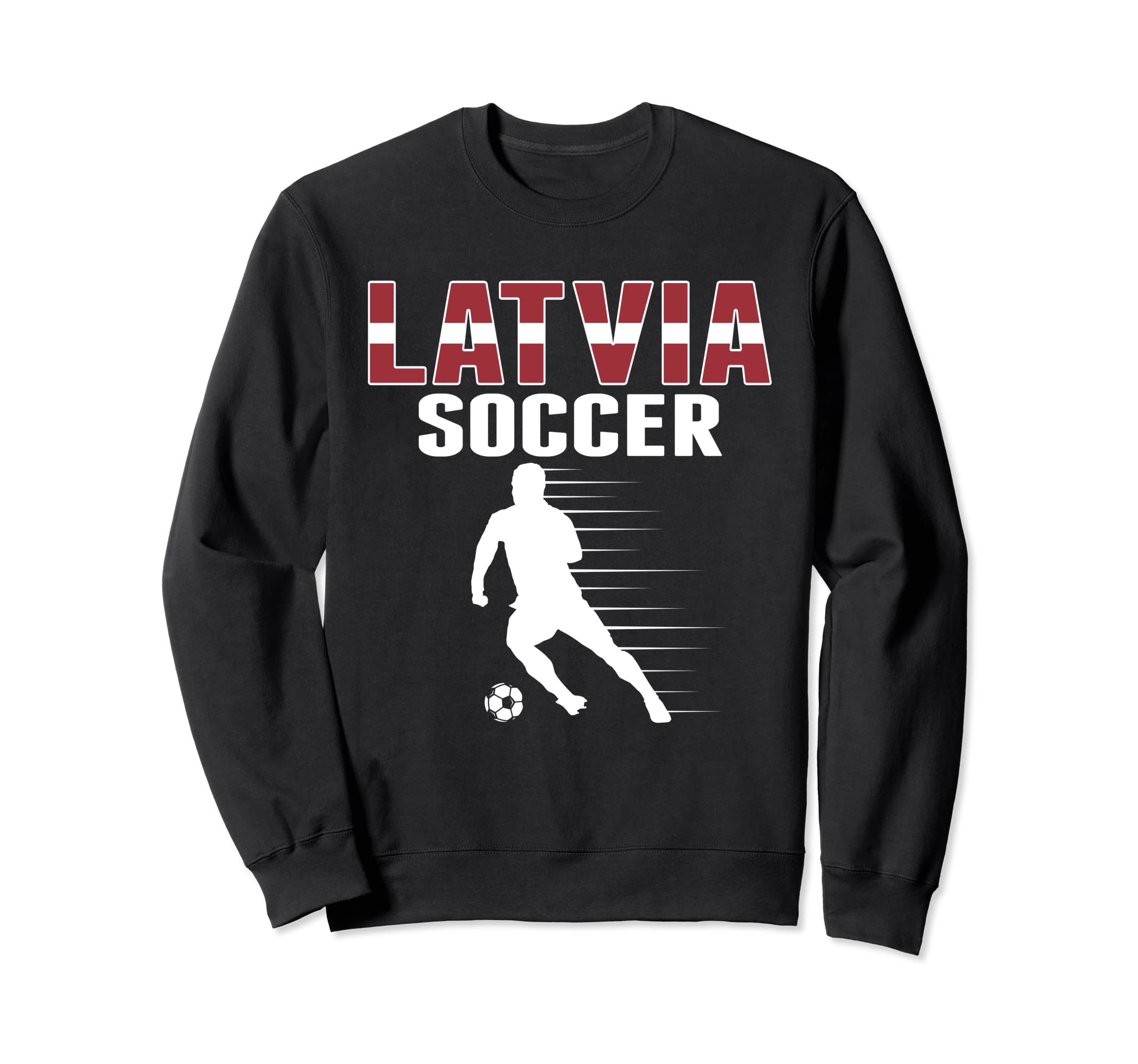 Latvia Soccer Fans Jersey Proud Sweatshirt - Minimalist Print Unisex - T-Shirt, Sweatshirt, Hoodie