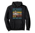 Best Bearded Beer Loving Dog Dad Ever Hoodie - Minimalist Print Men Women - T-Shirt, Sweatshirt, Hoodie