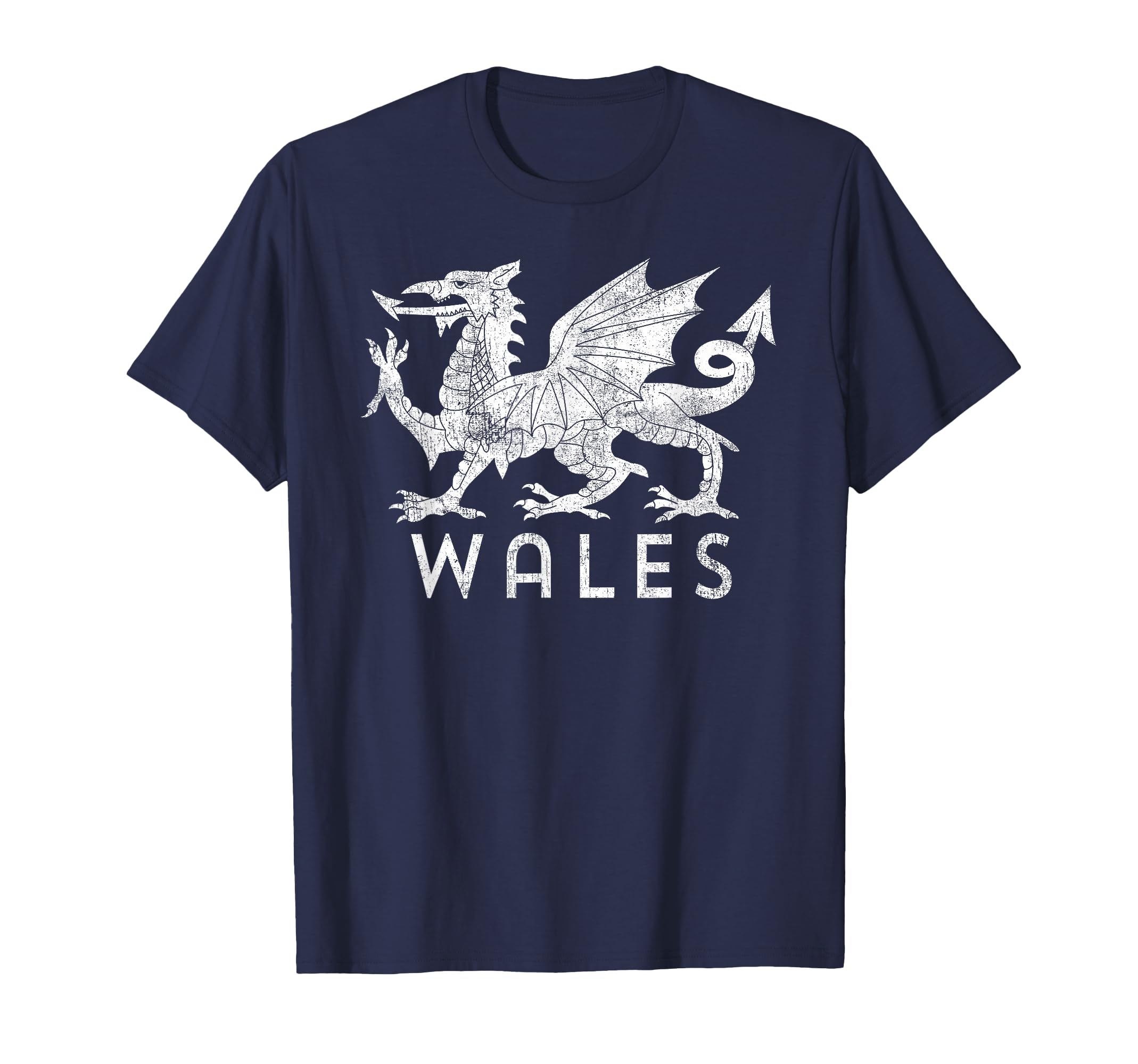 Distressed Rugby Welsh Cymru Flag Wales T-Shirt - Novelty Apparel Unisex - T-Shirt, Sweatshirt, Hoodie