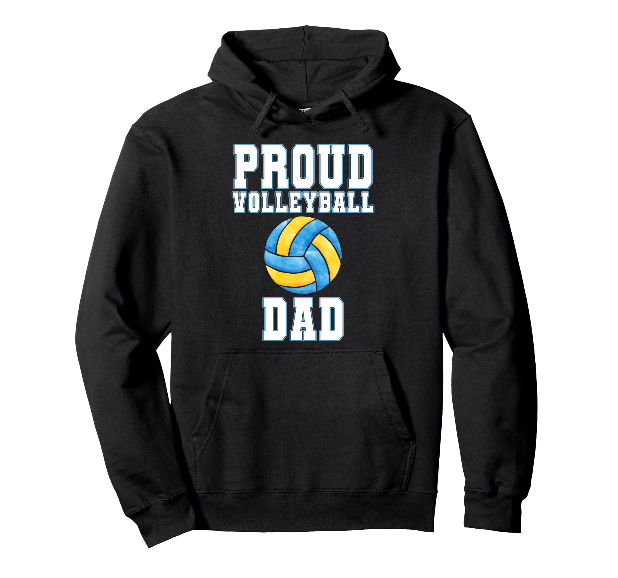 Proud Volleyball Dad Game Day Sports Parent Hoodie - Unique Graphic Unisex - T-Shirt, Sweatshirt, Hoodie