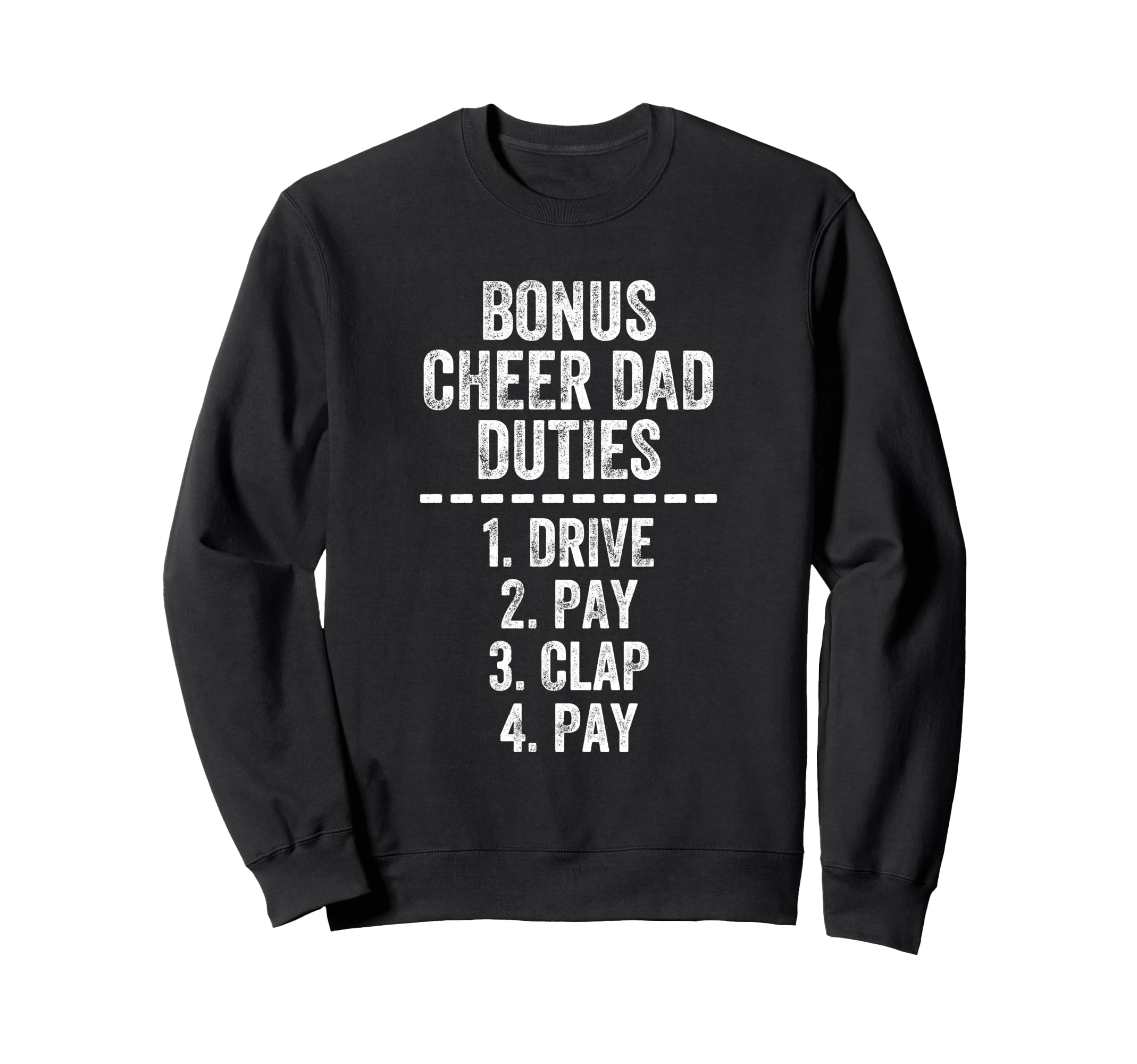 Bonus Cheerleader Dad Bonus Sweatshirt - Aesthetic Graphic Men Women - T-Shirt, Sweatshirt, Hoodie