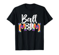 Ball Mom Heart Tie Dye Funny T-Shirt - Casual Everyday Wear for Adults - T-Shirt, Sweatshirt, Hoodie