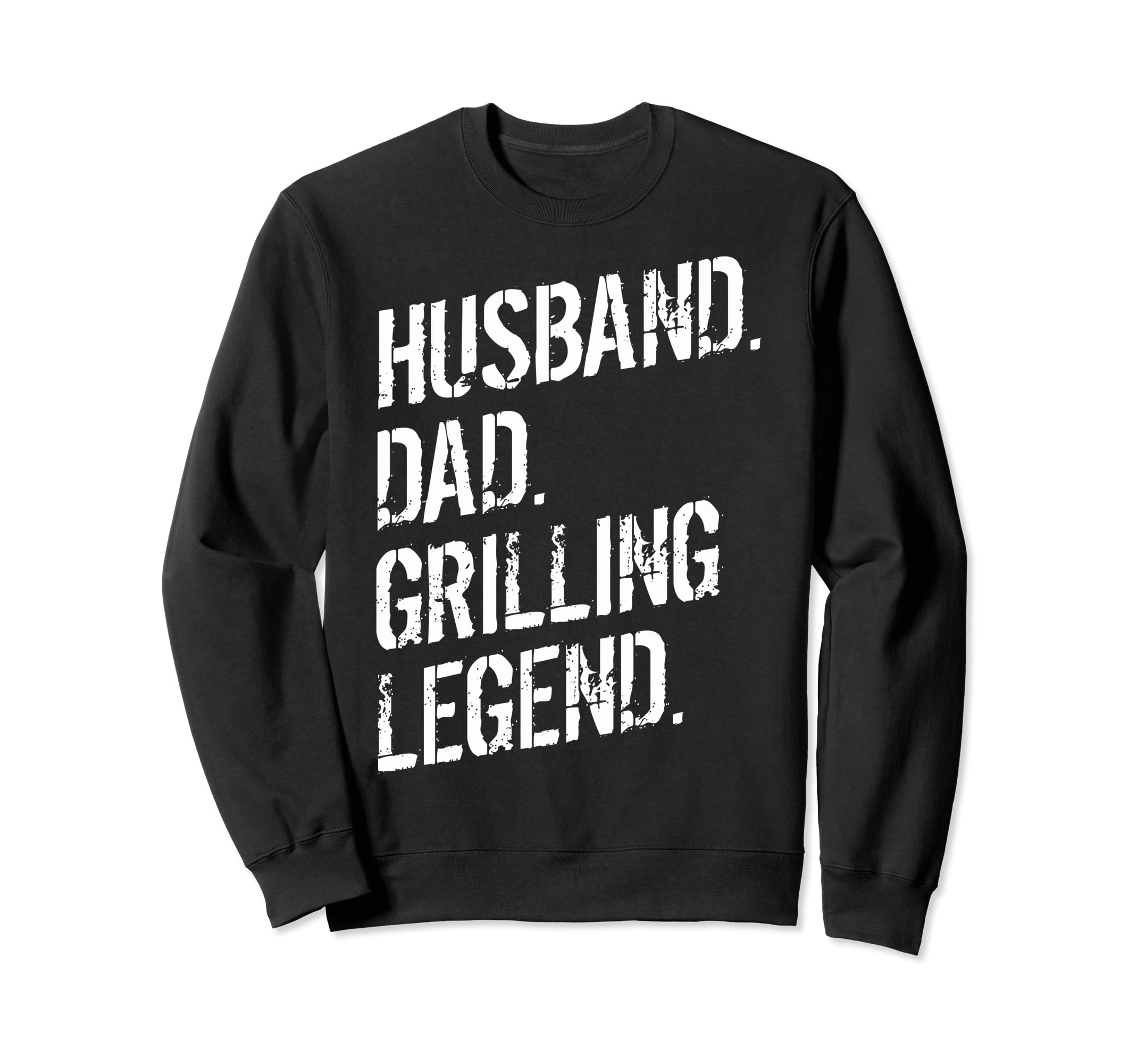 Husband Dad Grilling Legend Meat Bbq Sweatshirt - Minimalist Print Unisex - T-Shirt, Sweatshirt, Hoodie