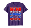 Sister Birthday Spider Web T-Shirt - Casual Everyday Wear for Adults - T-Shirt, Sweatshirt, Hoodie